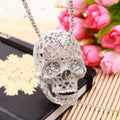 Collana con teschio da uomo