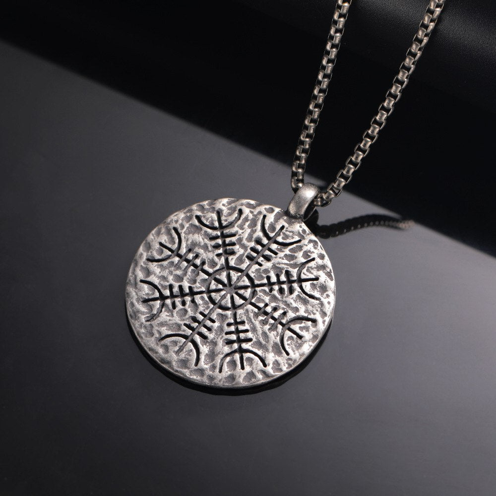 Náhrdelník Vegvisir Prívesok Keltský Viking Muž Žena Nordický 