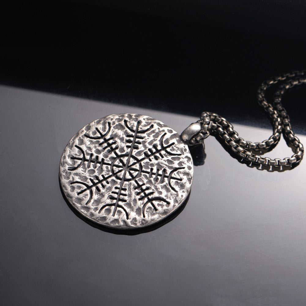 Náhrdelník Vegvisir Prívesok Keltský Viking Muž Žena Nordický 