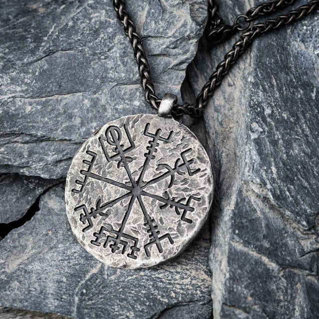 Náhrdelník Vegvisir Keltský Viking Prívesok Muž Žena Severský