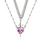 Colliers Couples Pendentif Epée et Coeur