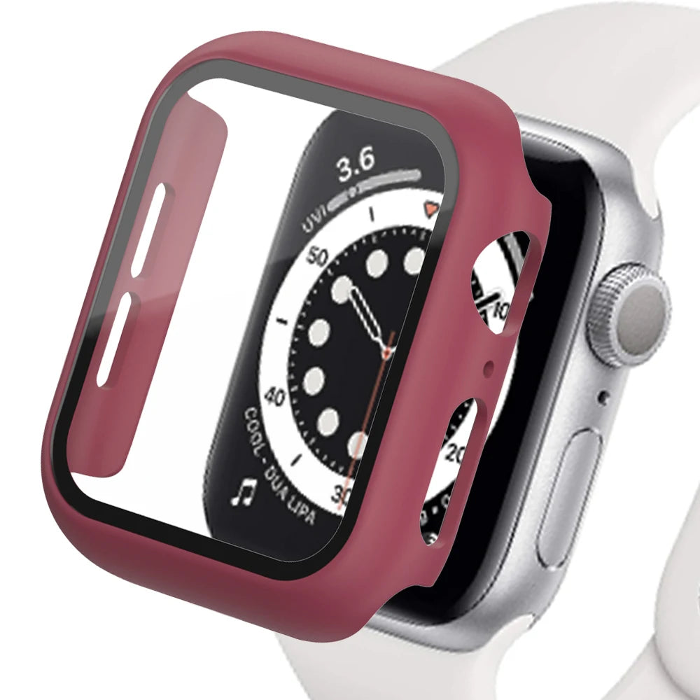 Custodia protettiva in vetro temperato per Apple Watch 