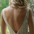 Back Chain Set Woman's Silver Dorsal Ornament Necklace