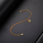 Lotusblüten-Armband für Damen aus Gold