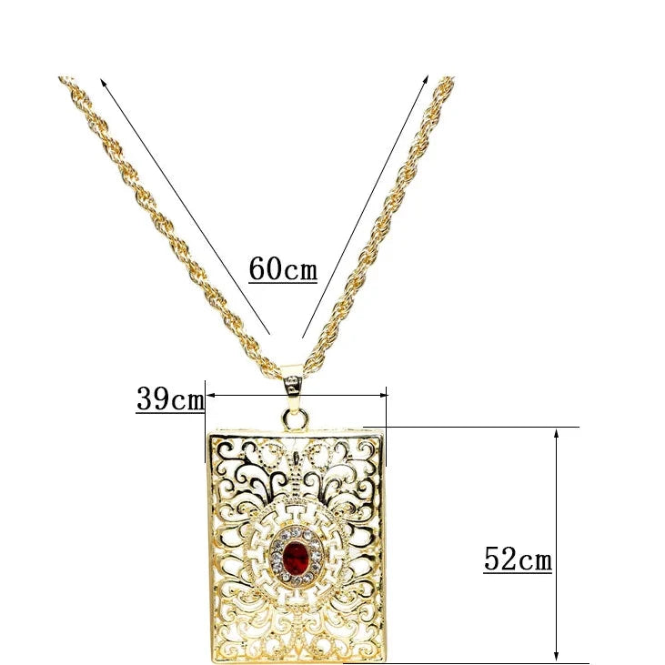 Collana lunga con pendente tradizionale arabo