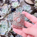 Collana lunga con pendente tradizionale arabo bianco