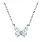 Glowing butterfly necklace and pendant 