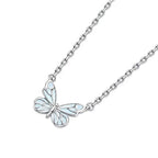 Glowing butterfly necklace and pendant 