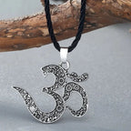 Om Symbol Buddhist Pendant silver
