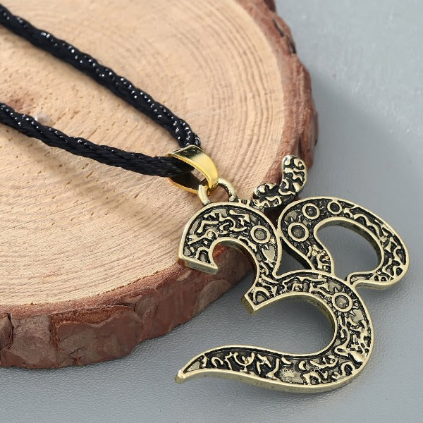 Om Symbol Buddhist Pendant gold