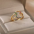 Bague 7 Chakras Chevalière Femme