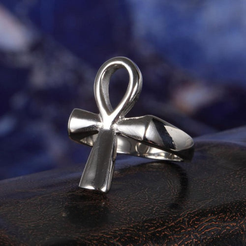 Ring Ankh Egyptisch Zilver