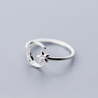 Ring Astres Mond und Sterne Damen