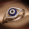 Anello Contro il Malocchio Blu Greco Turco Matiasma Mataki