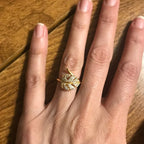 Ring Palmblatt Gold