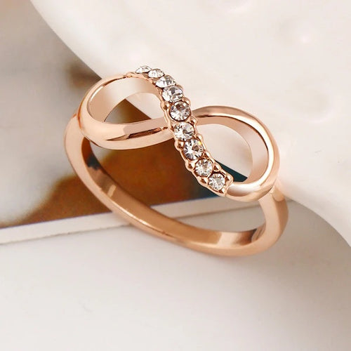 Anello Infinito Oro Rosa