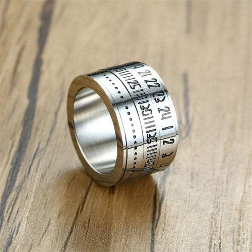 Kabylisk Amazigh ring (Herre/Dame) sølvfarve