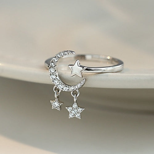 Ring Måne og Stjerne Kvinde Stjernebånd