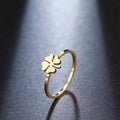 Bague Trèfle à 4 Feuilles or