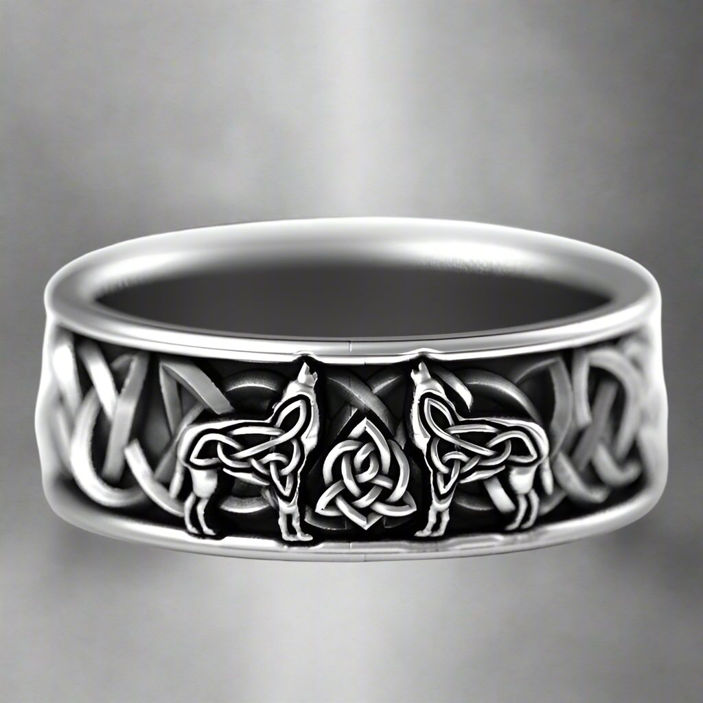 Anello Viking Fenrir da Uomo