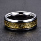 Wikinger Jarl Ring Silber und Gold
