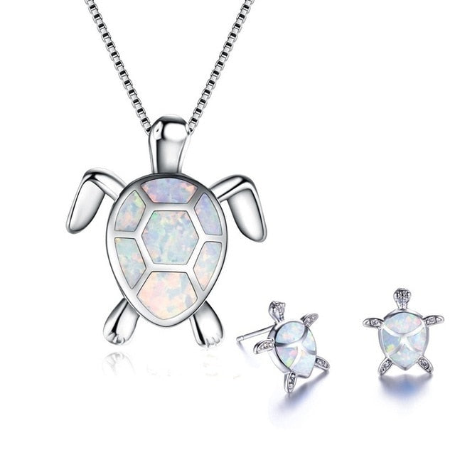 Schmuck Meeresschildkröte weiß
