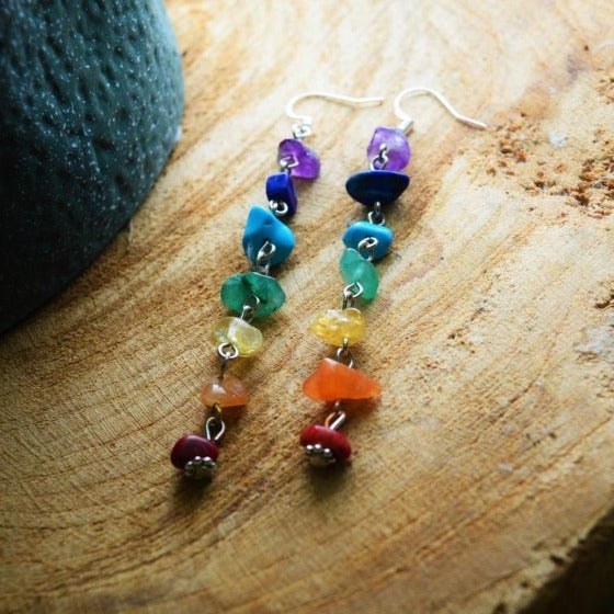 Orecchino 7 Chakra Donna
