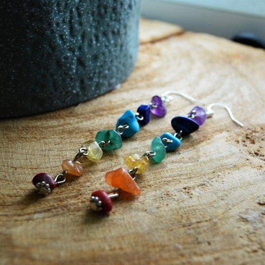 Orecchino 7 Chakra Donna