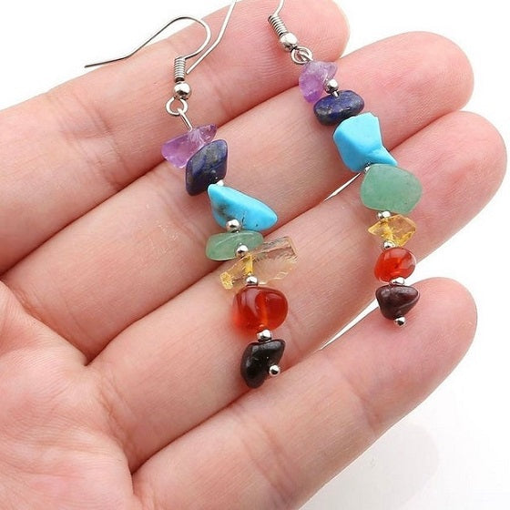 Orecchino 7 Chakra Donna