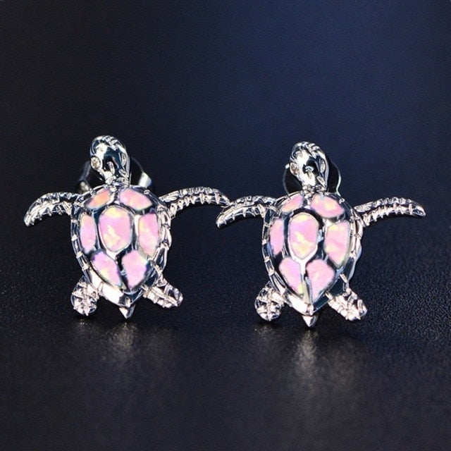 Orecchino Tartaruga Marina rosa