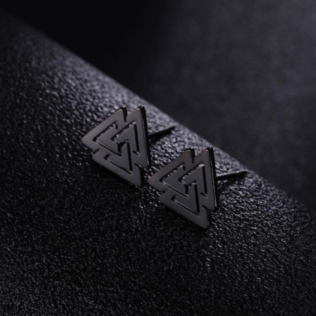 Orecchini Viking Uomo nero