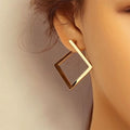 Orecchini Geometrici in Oro