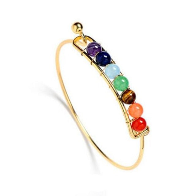 Bracciale 7 Chakra Donna oro