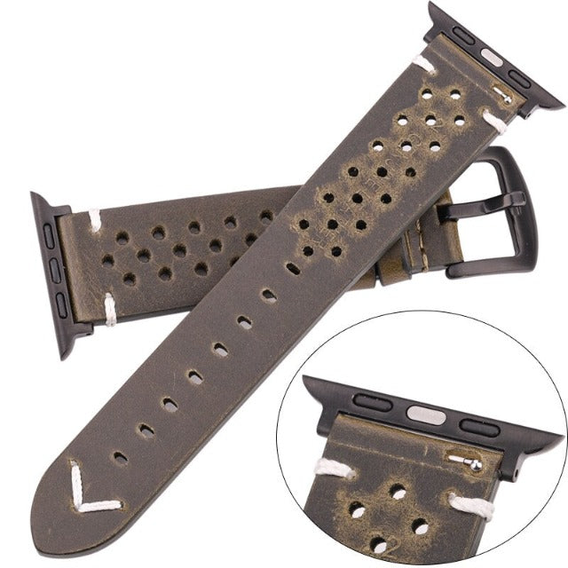 Cinturino Apple Watch in Vera Pelle