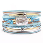 Boho Chic Armband blau