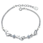 Armband Delfin Silber silber