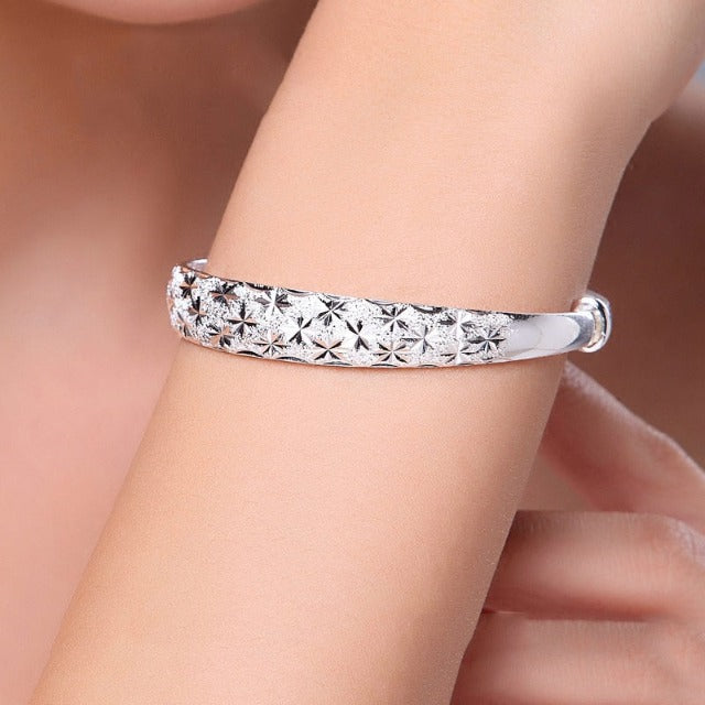 Bracciale da sposa argento per donna