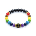 Bracciale per la meditazione dei 7 Chakra