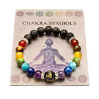 Bracciale per la meditazione dei 7 Chakra