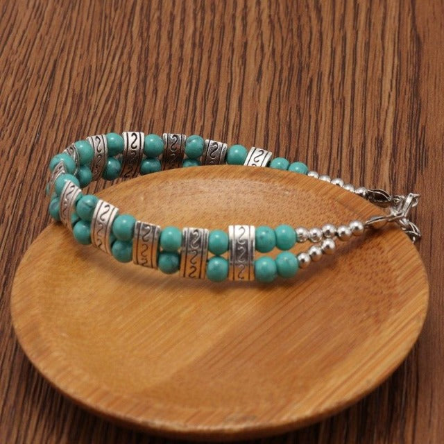 Bracciale Etnico Turchese