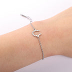 Bracelet / Horseshoe Lucky Charm Cufflink Silver