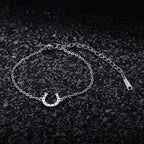 Bracelet / Horseshoe Lucky Charm Cufflink Silver