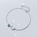 Silbermond-Armband