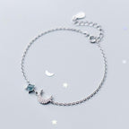 Silbermond-Armband