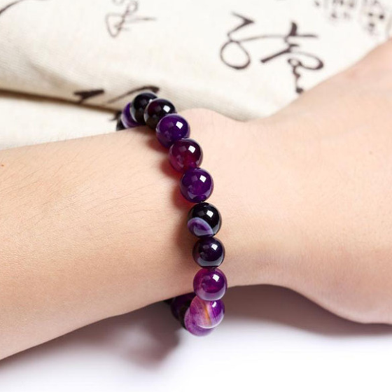 Amethyst Mala Armband für Damen