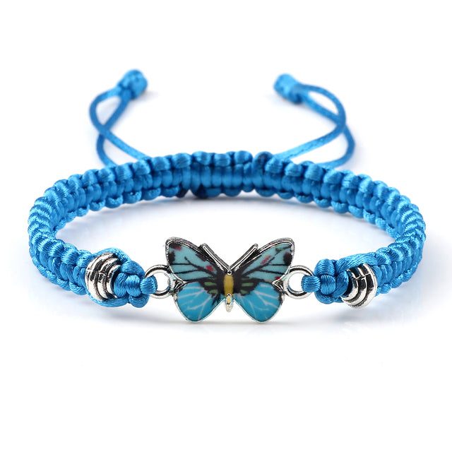 Armband Schmetterling Blau Blau 