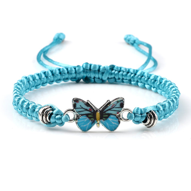 Armband Schmetterling Blau Himmelblau