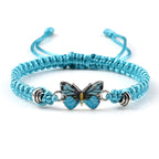 Armband Schmetterling Blau Himmelblau
