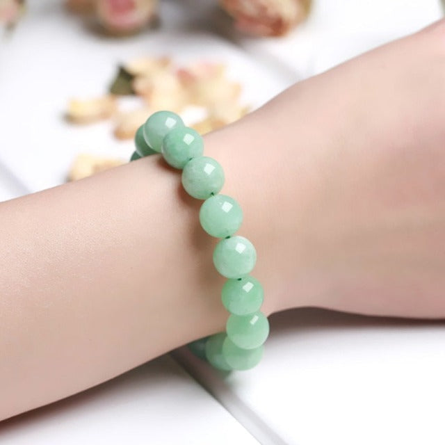 Jade-Stein Armband