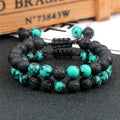 Bracciale Pietra Lavica di Guarigione Gourmet Uomo Donna